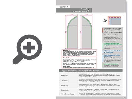 Product Bild snowflag_premium-straight_large__4_4-farbig_bedruckt_inkl__gest__nge_und_kreuzfu__+wassertank