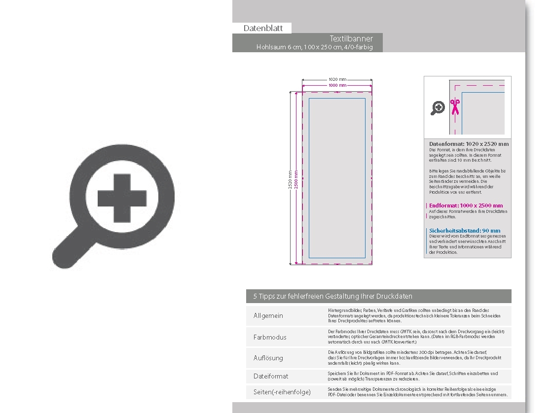 Product Bild hochwertige_stoff-banner_100_x_250_cm__4_0-farbig_bedruckt__hohlsaum_links_und_rechts_(durchmesser_hohlsaum_6_0_cm)