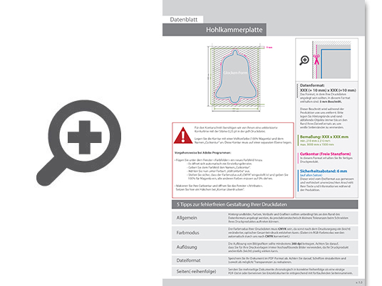 Product Bild wahlplakat_auf_hohlkammerplatte_in_glocke-form_konturgefr__st___einseitig_4_0-farbig_bedruckt