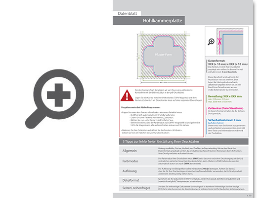 Product Bild wahlplakat_auf_hohlkammerplatte_in_pflaster-form_konturgefr__st___einseitig_4_0-farbig_bedruckt
