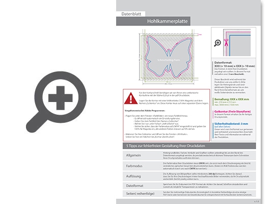 Product Bild wahlplakat_auf_hohlkammerplatte_in_schmetterling-form_konturgefr__st___einseitig_4_0-farbig_bedruckt