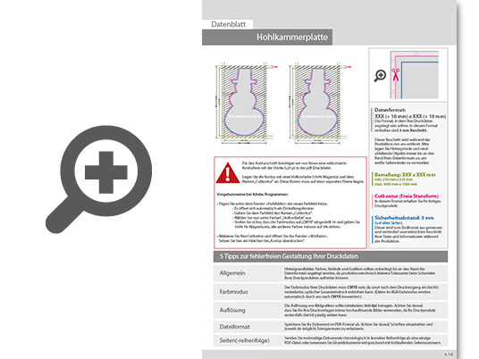 Product Bild wahlplakat_auf_hohlkammerplatte_in_schneemann-form_konturgefr__st___beidseitig_4_4-farbig_bedruckt