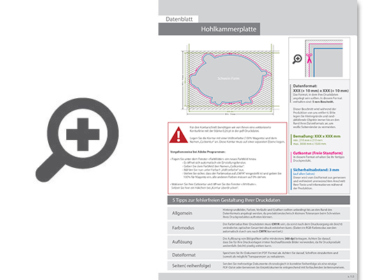 Product Bild wahlplakat_auf_hohlkammerplatte_in_schwein-form_konturgefr__st___einseitig_4_0-farbig_bedruckt
